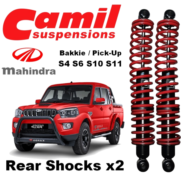 Camil Mahindra Bakkie/Pick-Up - REAR Shocks (Set of 2 Shocks) (FREE Courier)
