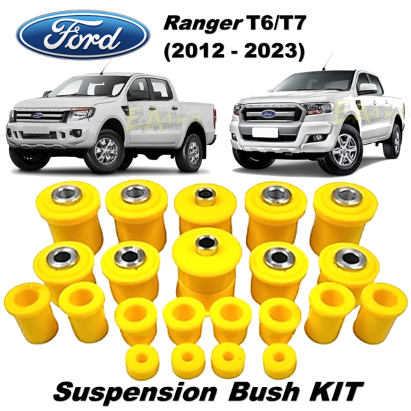Ford Ranger T6 & T7 (2012-2023) COMPLETE Suspension Bush Kit
