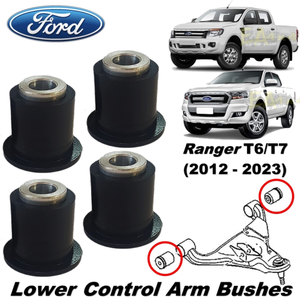Ford Ranger T6 & T7 (2012-2023) Lower Control Arm Bushes (Set of 4)