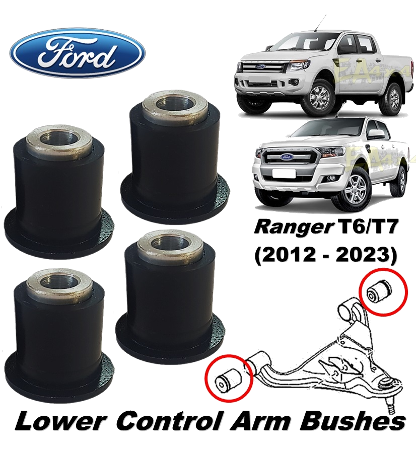 Ford Ranger T6 & T7 (2012-2023) Lower Control Arm Bushes (Set of 4)