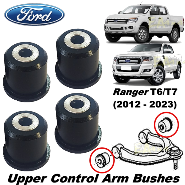 Ford Ranger T6 & T7 (2012-2023) Upper Control Arm Bushes (Set of 4)