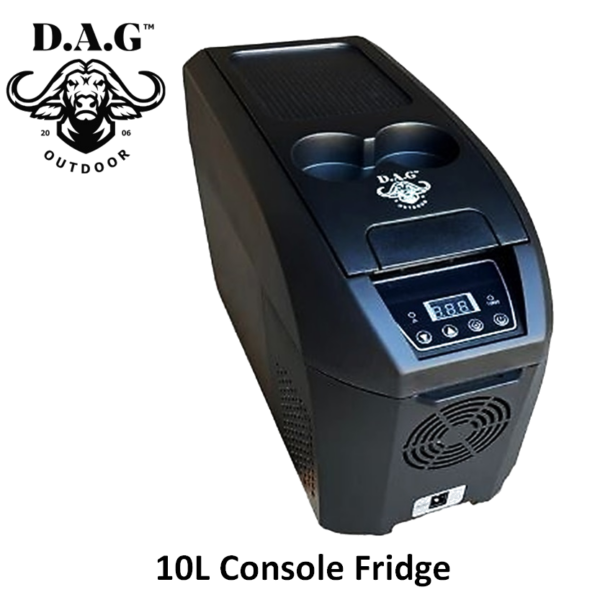 D.A.G 10L Land Cruiser Console Fridge (Black) 12/24V