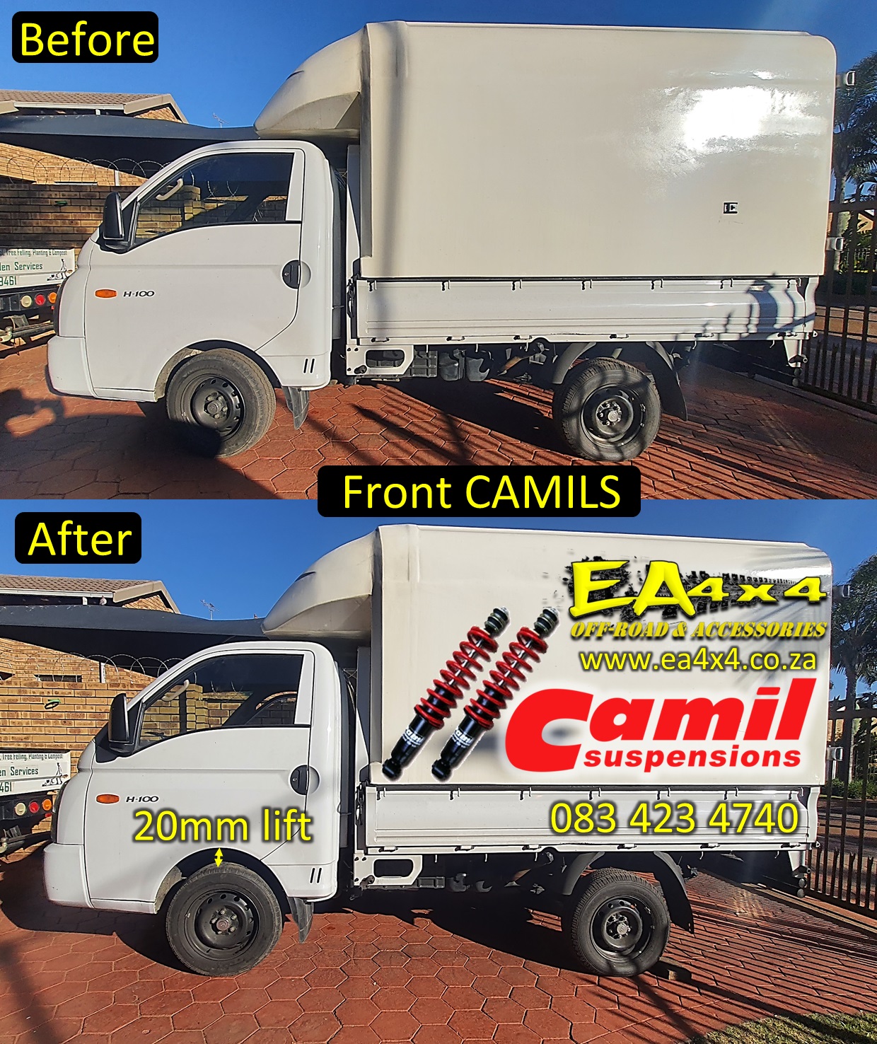 Camil HYUNDAI H100 - FRONT Coil Over Shocks (Set of 2 Shocks) - Image 3