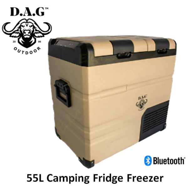 D.A.G 55L Kalahari Double Door Fridge & Freezer 12V/24V/220V