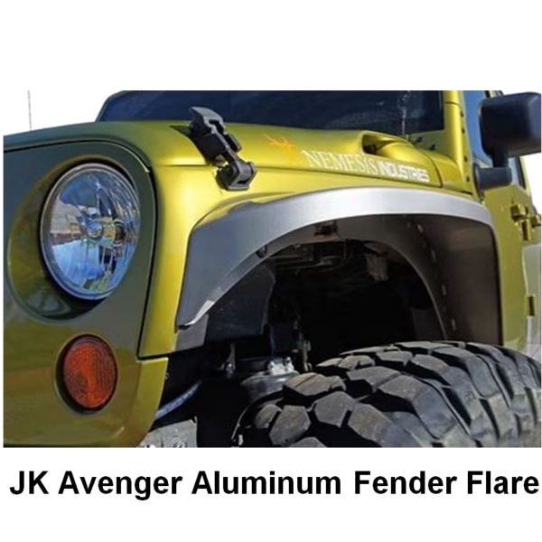 Jeep Wrangler JK Avenger Aluminium Fender Flares - 4pcs