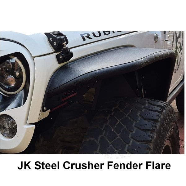 Jeep Wrangler JK Steel Crusher Flares - Standard Width - 4pcs
