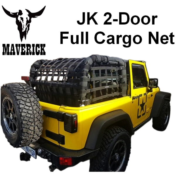 Jeep Wrangler JK 2 Door Full Cargo Net