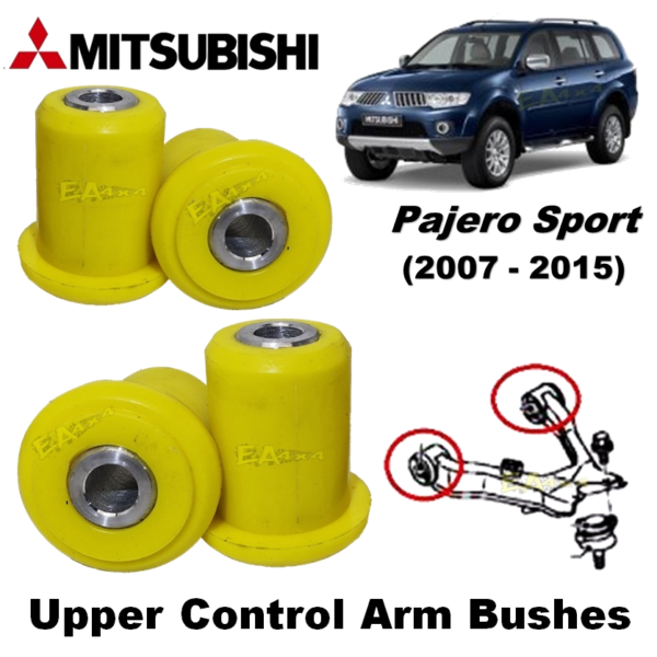 Mitsubishi Pajero Sport 2007-2015 Front Upper Control Arm Bushing (Set of 4)