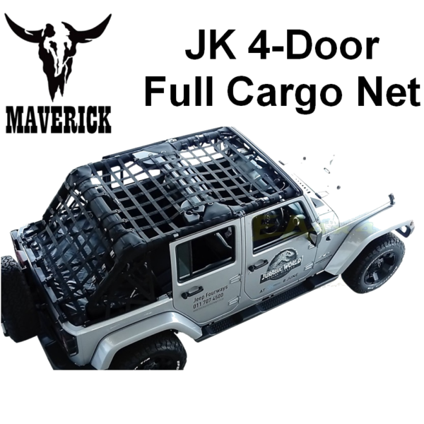 Jeep Wrangler JK 4 Door Full Cargo Net