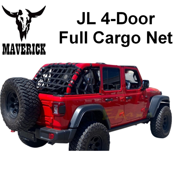 Jeep Wrangler JL 4 Door Full Cargo Net