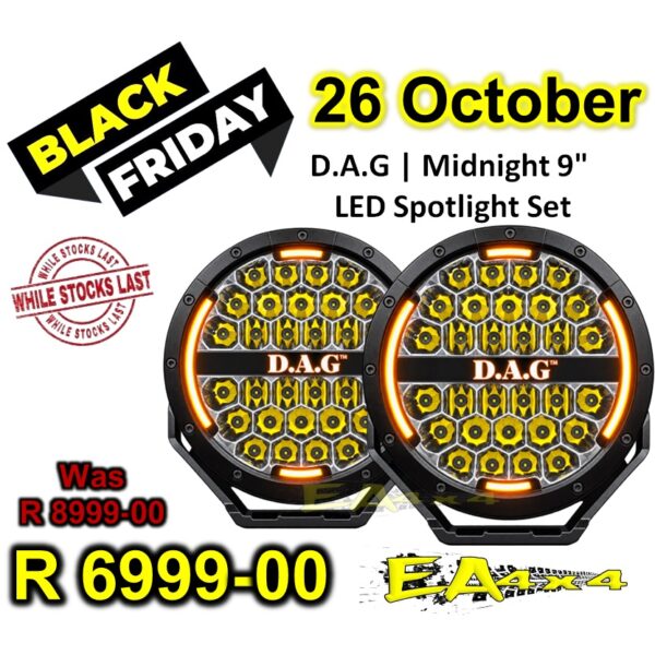 D.A.G  Midnight 9 inch LED Spotlight Set
