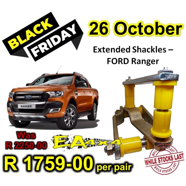 Extended Shackles – FORD Ranger