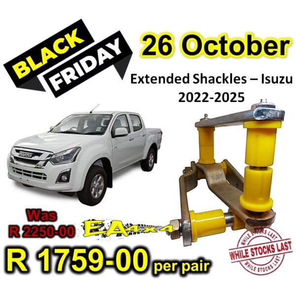 Extended Shackles – Isuzu 2022-2025