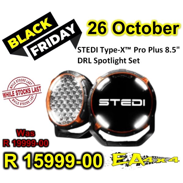 STEDI Type-X™ Pro Plus 8.5 inch DRL Spot Light Set