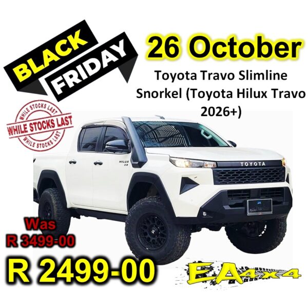 Toyota Travo Slimline Snorkel (Toyota Hilux Travo 2026+)